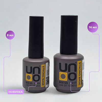 База для гель-лака UNO Strong Base прозрачная 8 г