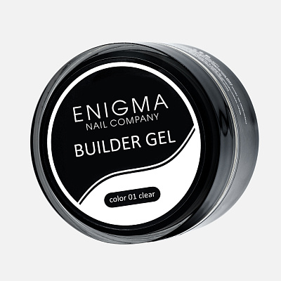 Гель для наращивания ENIGMANIC Builder gel №001 Clear 50 мл