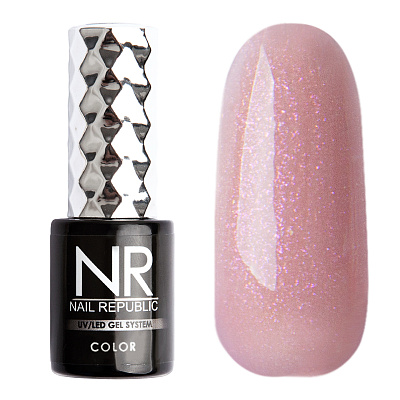 Каучуковая камуфлирующая база для гель-лака Cover Base Rubber Nail Republic №015 (Pink), 10 мл