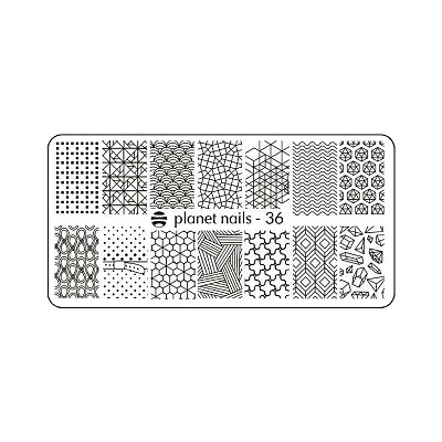 Пластина для стемпинга Planet nails №36 арт.23088/36