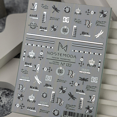 Наклейки Combi Metallic NogteModa №132