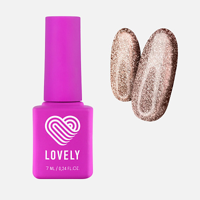 Гель-лак кошачий глаз Gold Autumn Lovely GA02 7 мл