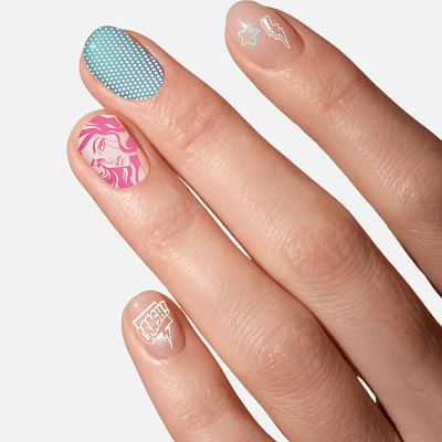 Пластина для стемпинга Nail Republic №3020 Pop-art