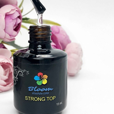 Топ для гель-лака Bloom Strong без липкого слоя 15 мл
