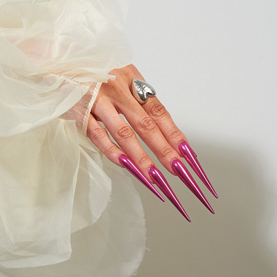 Втирка для дизайна Chrome IVA NAILS №12