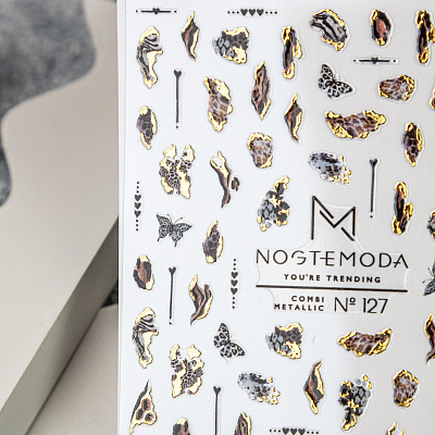Наклейки Combi Metallic NogteModa №127
