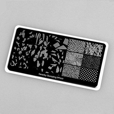 Пластина для стемпинга Swanky Stamping №020