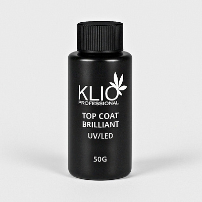 Топ без липкого слоя Klio professional Brilliant 50 г (бутылочка с узким горлышком)