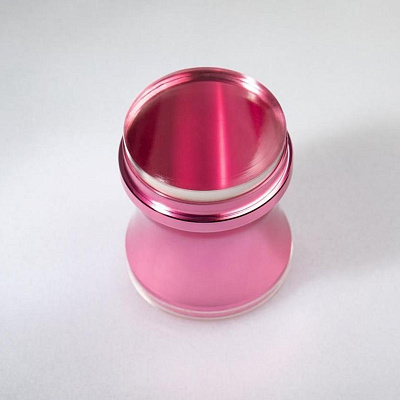 Штамп для стемпинга Swanky Stamping (розовый, силиконовый), 4 см