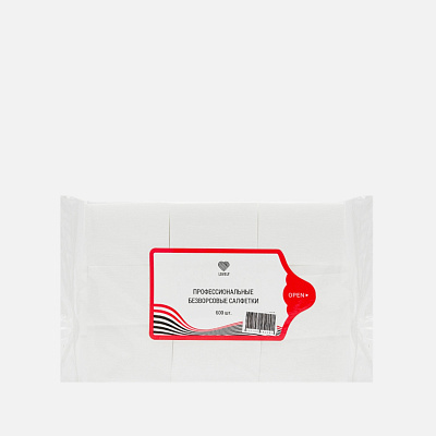 Безворсовые салфетки Lovely 600 шт. белые