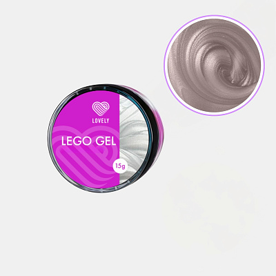Гель для наращивания и моделирования Lovely Lego Gel Aurora Cappuccino 15 г