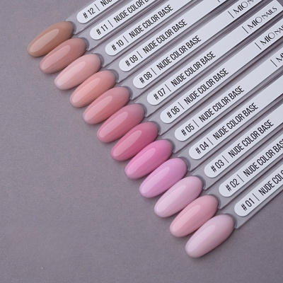 Камуфлирующая база для гель-лака MIO Nails Base Color Nude №02 15 мл