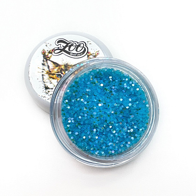 Глиттер микс цветов Zoo Nail Art № 1733 бирюзовый 2 г