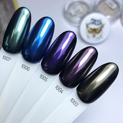 Пигмент «Русалка» №1005 сиреневый Zoo Nail Art, 1 г