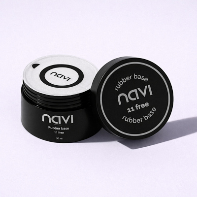Прозрачная универсальная каучуковая база NAVI Rubber Base 50 мл