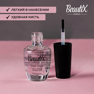 Финишное покрытие для лака Beautix Gloss глянцевое 15 мл