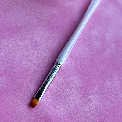 Кисть для геля Pink House Жемчужная ручка 6 мм