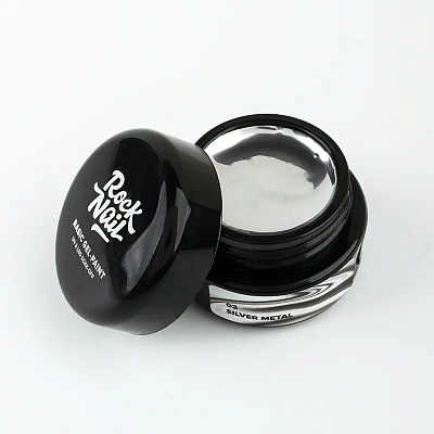 Гель-краска RockNail 03 Silver Metal 3г