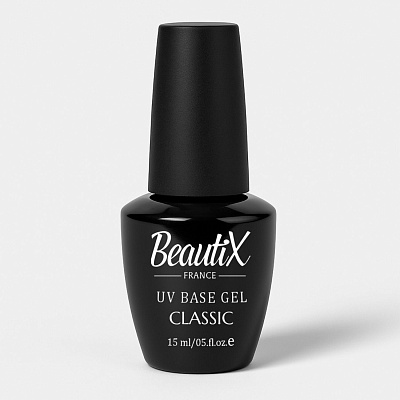 Базовое покрытие для гель-лака UV Base Gel Classic Beautix 15 мл ❗️ВНИМАНИЕ❗️СРОК ГОДНОСТИ 05.2026