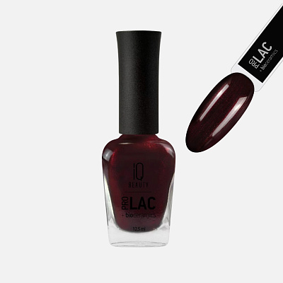 Лак для ногтей IQ Beauty №143 укрепляющий с биокерамикой 12,5 мл