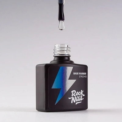 Каучуковая база для гель-лака Rubber Strong Base RockNail, 10 мл