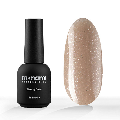 Базовое покрытие для гель-лака Base Monami Strong Hazel Shine 15 г
