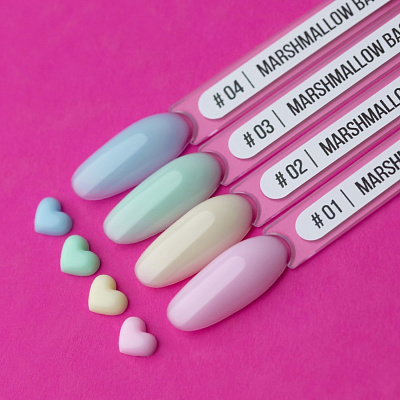 Камуфлирующая база MIO Nails Base Color Marshmallow №02 15 мл