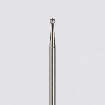 Фреза алмазная шаровидная синяя (средняя зернистость) Zoo Nail Art 1882 2 мм