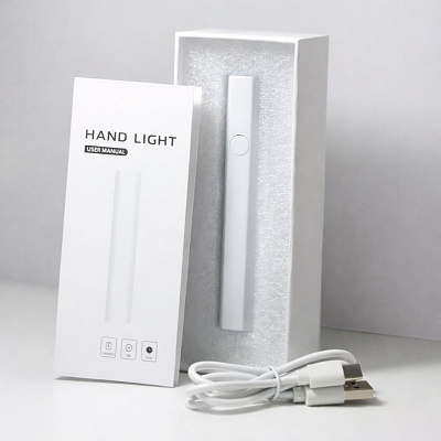 Лампа фонарик LED USB T&H «Шестигранник» 3 Вт белая