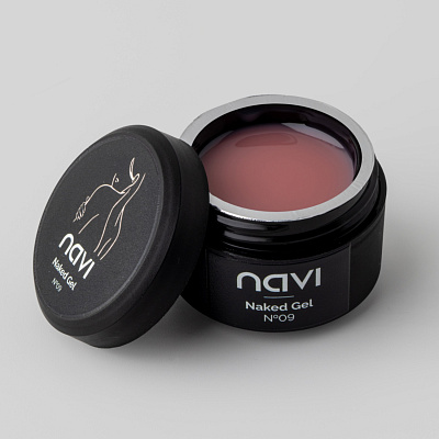 Моделирующий гель NAVI полупрозрачный нюд Naked Gel 09 15 мл