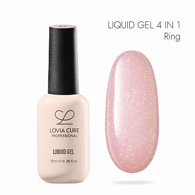 Полигель-архитектор 4 в 1 LOVIA CURE Liquid Gel 13 Wedding Vibe Ring 17 мл