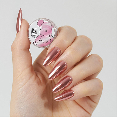 Втирка для дизайна Chrome IVA NAILS №03