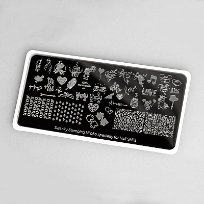Пластина для стемпинга Swanky Stamping №060