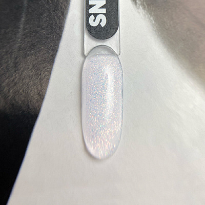 Комби-гель мерцающий Kombi Gel Patrisa Nail AZ25 прозрачно-молочный (Snow Way), 30 мл