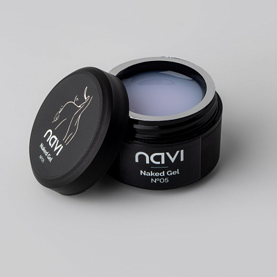 Моделирующий гель NAVI полупрозрачный нюд Naked Gel 05 15 мл