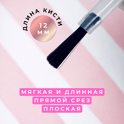 Флакон для гель-лака Zoo Nail Art 1875 стеклянный белый 8 мл