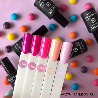 Гель-лак Grattol GTC164 Summer Pink, 9 мл