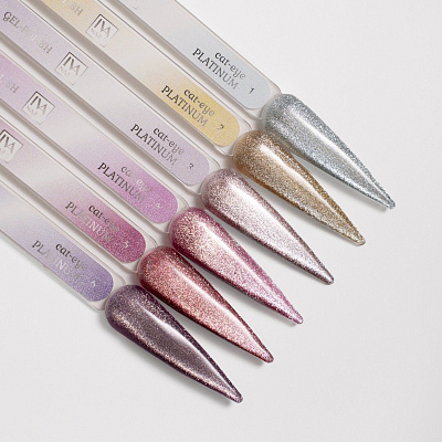 Гель-лак кошачий глаз IVA Nails Platinum cat-eye №1 8 мл