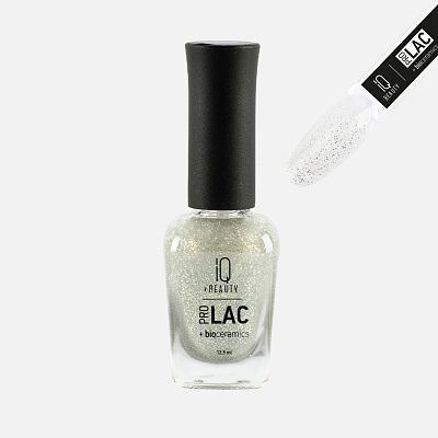 Лак для ногтей IQ Beauty №105 укрепляющий с биокерамикой 12,5 мл