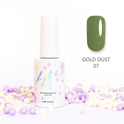 Гель-лак HIT Gold dust №07, 9 мл