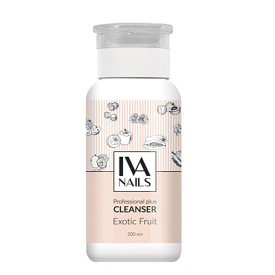 Обезжириватель для ногтей Exotic Fruit IVA NAILS (помпа), 200 мл