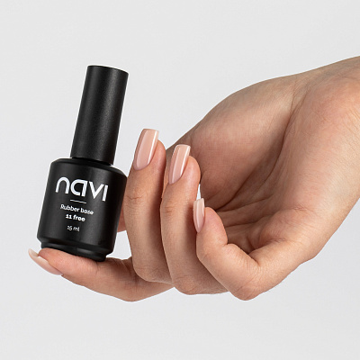 Прозрачная универсальная каучуковая база NAVI Rubber Base 15 мл