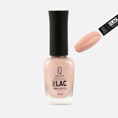 Лак для ногтей IQ Beauty №093 укрепляющий с биокерамикой 12,5 мл