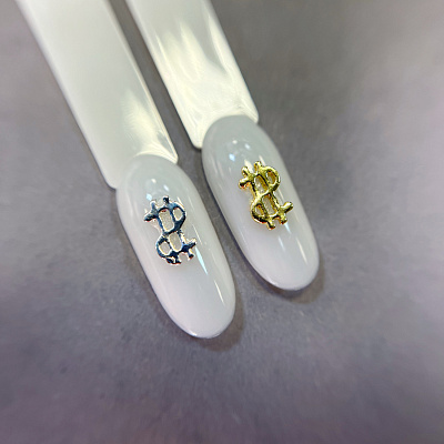 Фигурки объемные Доллары №1851 Zoo Nail Art 5 шт.