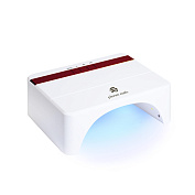 Профессиональная UV/LED лампа для маникюра Stripe 48W Planet nails белая с бордовой полосой арт.10278