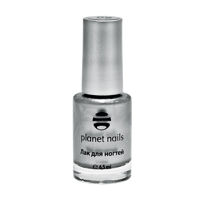 Лак для стемпинга Planet nails №009 серебро 6,5 мл арт.30009