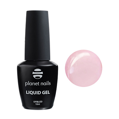 Гель моделирующий во флаконе Liquid gel Pastel Pink Planet nails 10 мл арт.11355