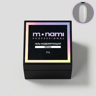 Гель для наращивания и укрепления Monami Gel White Shine 30 г