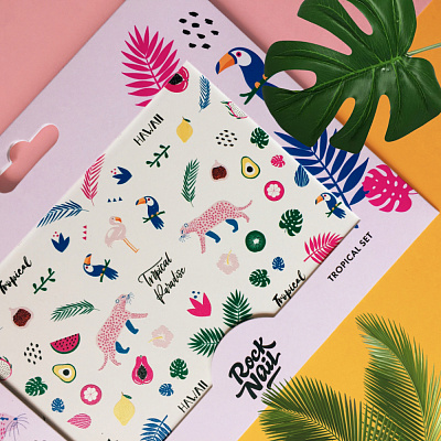 Набор слайдеров Nail Tattoo RockNail Tropical