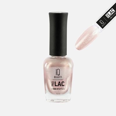 Лак для ногтей IQ Beauty №108 укрепляющий с биокерамикой 12,5 мл